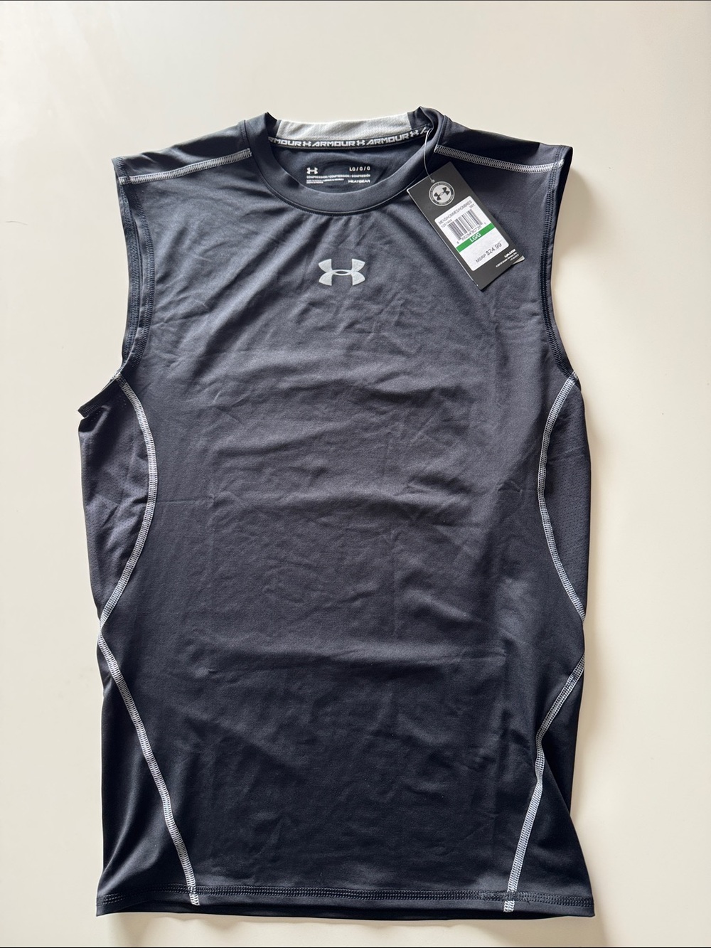 Under Armour Black Men’s Sleeveless HeatGear Performance Top